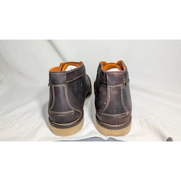 Wolverine Mens Julian Plain Chukka Boot 7M Dark Brown Lace Up Performance Shoes - Picture 6 of 9